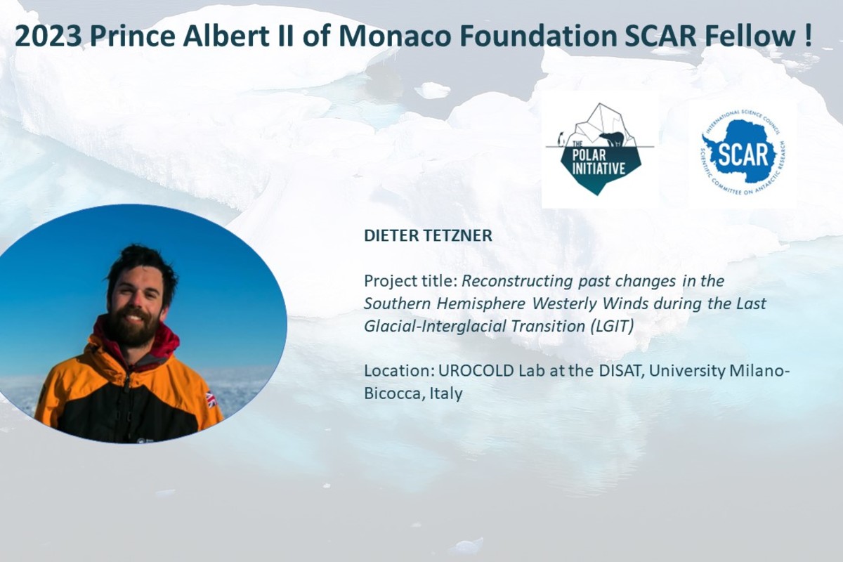 Le Scientific Committee on Antarctic Research (SCAR) annonce leurs Boursiers 2023 avec le soutien de la Fondation Prince Albert II de Monaco