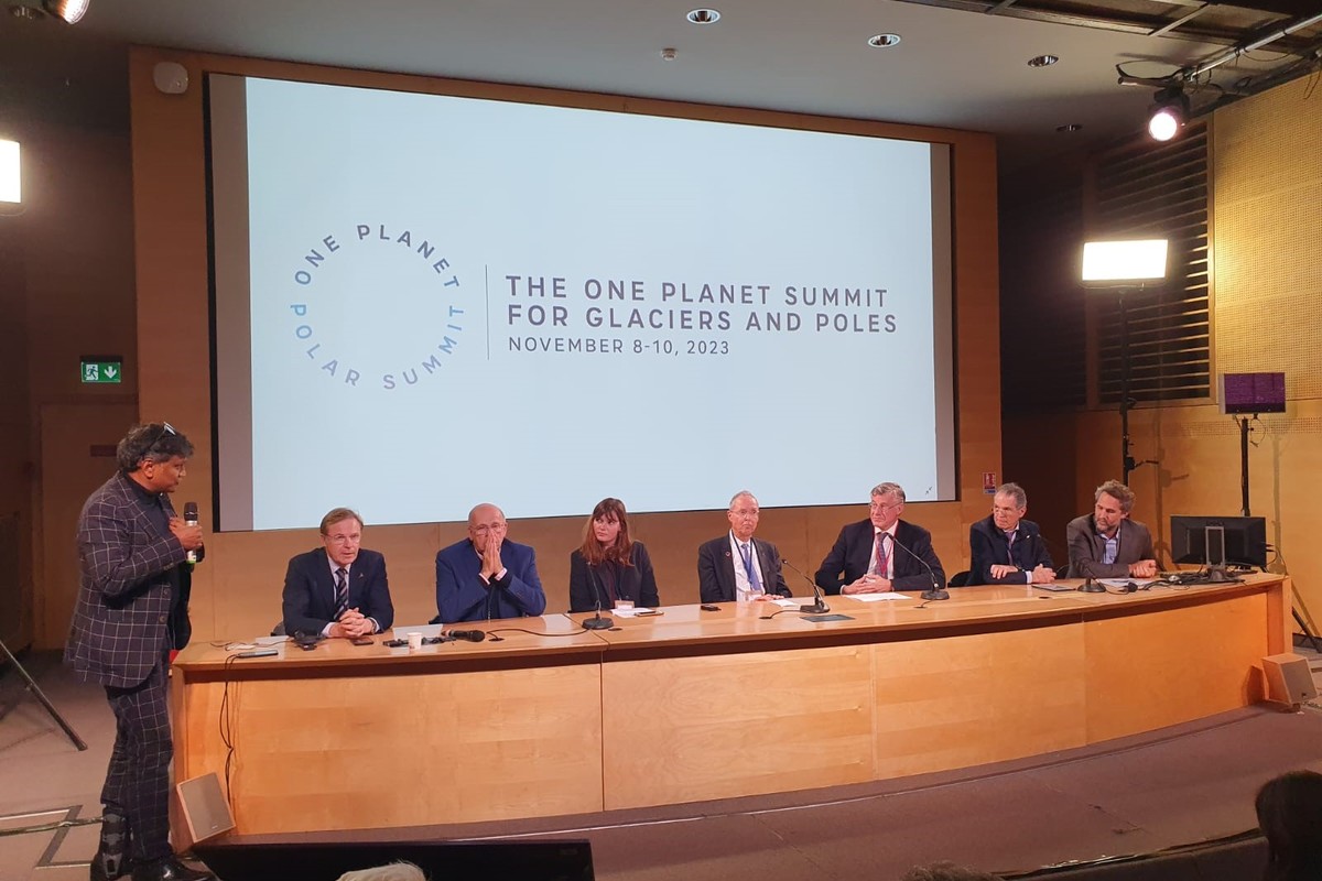 La Fondation Prince Albert II de Monaco présente l'initiaitve polaire au One Planet - Polar Summit
